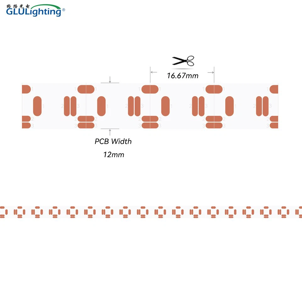 12mm Width 3 Wires Express Busbar For 12mm CCT LED Strip