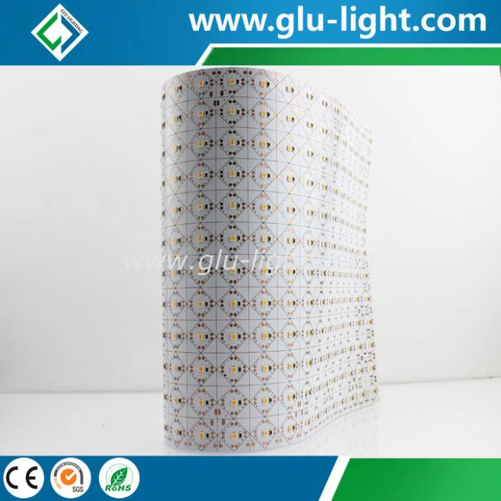 Custom size bi-color Ra95 flexible led lighting panels with full spectrum high R value above 90