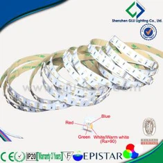 Špičková kvalita DC12V/24V High Lumen RGBA 4 barvy v jednom LED pásku, RGB+jantarový LED pásek 4v1 se 72 LED/m